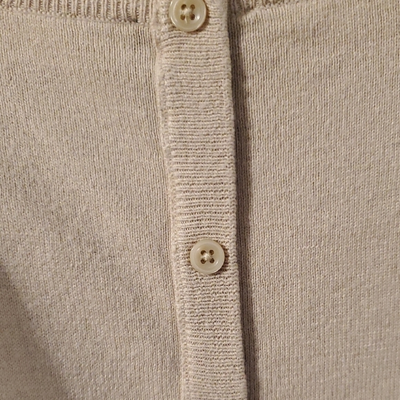 Casual Ann Taylor Light Beige Crew Neck Sweater - Picture 4 of 4